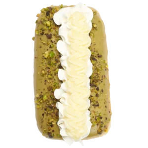 Pistachio custard bun