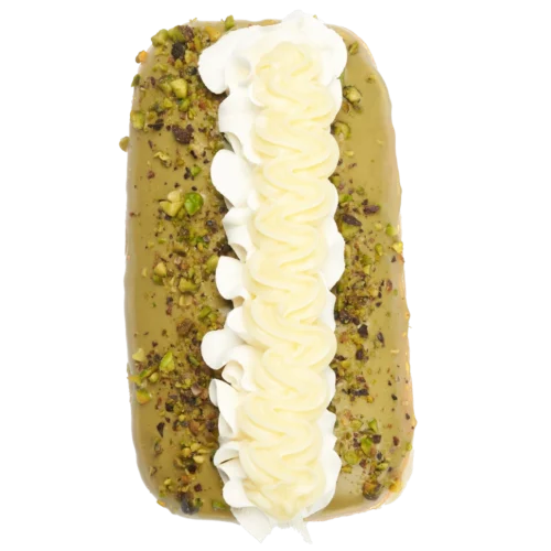 Pistachio custard bun