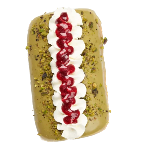 Pistachio Raspberry Bun