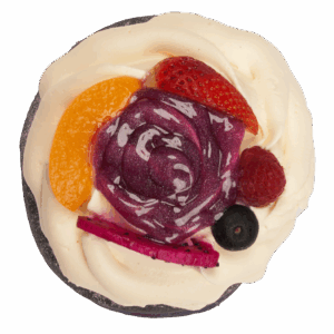 blueberry pavlova