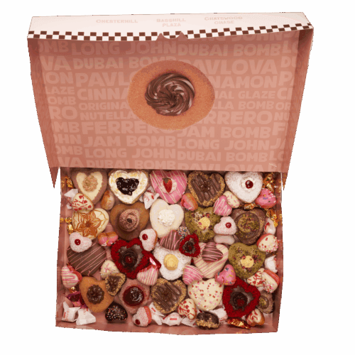hearts and minis with lollies